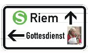 Bild Schild Pilgerweg